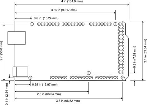 arduino mega 2560 dimensions|Arduino Mega 2560 Board: Specifications, and Pin .